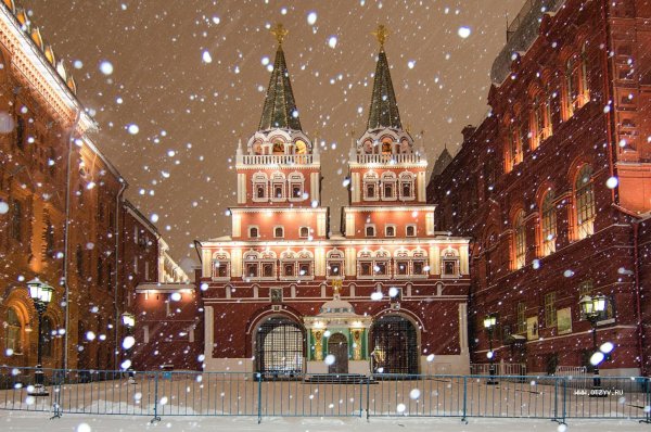 Москва зимой