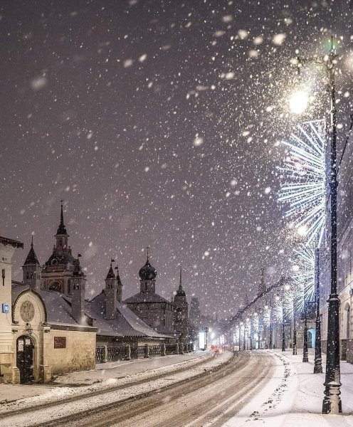 Зимняя Москва Варварка