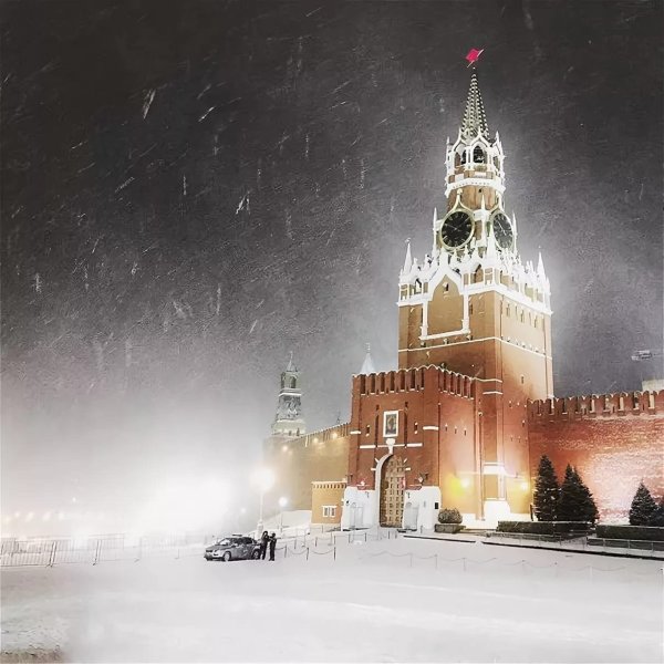 Кремль зимой