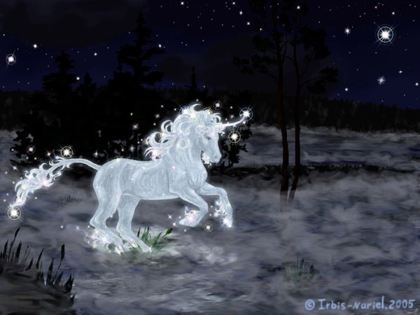 Снежный конь арт