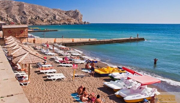 Городской пляж Судак Soldaya