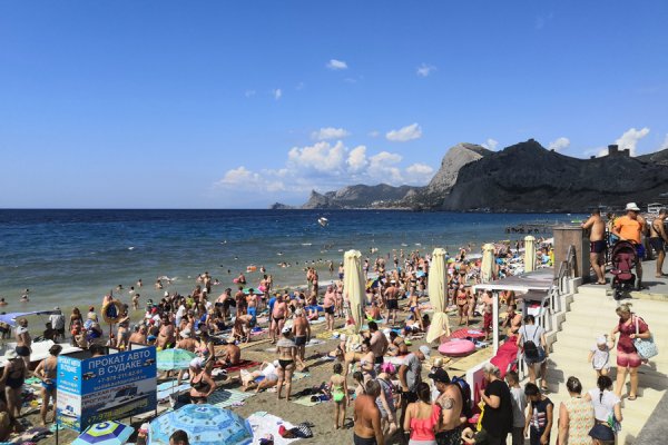 Судак Крым набережная пляж