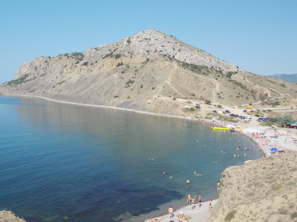 Пляж Алчак Кая в Судаке