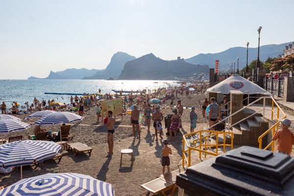 Пляж Бригантина Судак