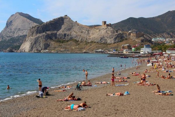 Судак Крым набережная пляж