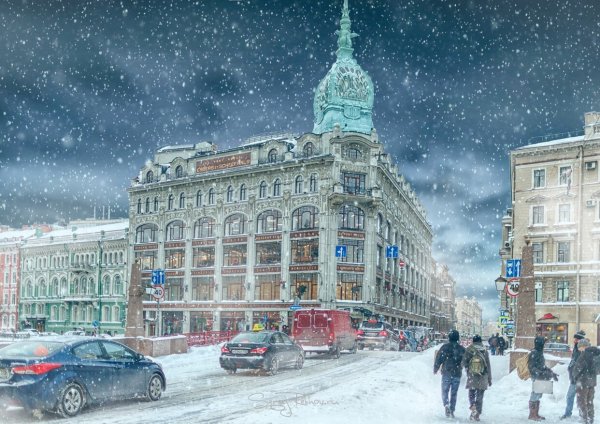 Санкт-Петербург зима