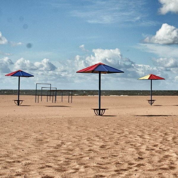 Зеленогорск финский залив пляж