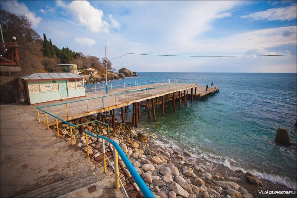 Крым Алупка море