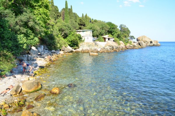 Алупка море