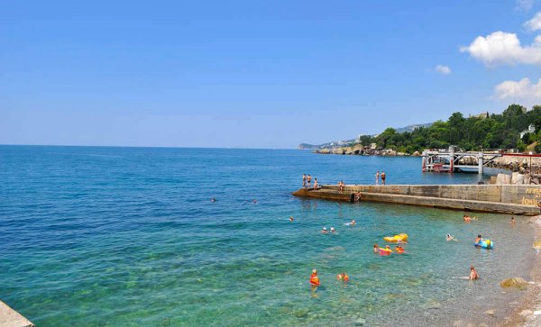 Лазурный пляж Алупка