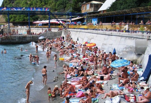 Пляж Воронцовские купальни Алупка