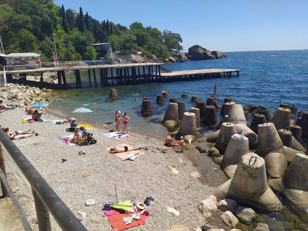 Алупка пляж