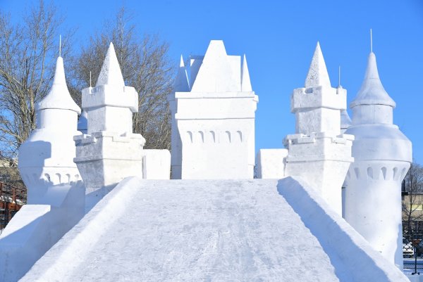 Омска крепость снежный городок