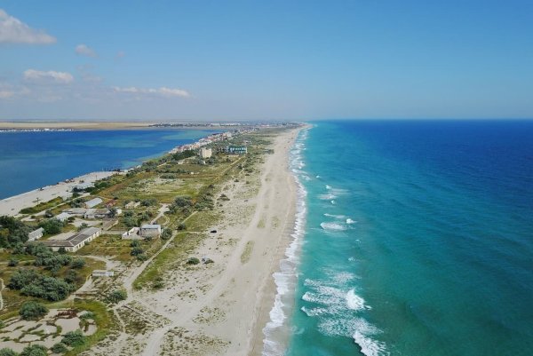 Коса Беляус поселок Мирный