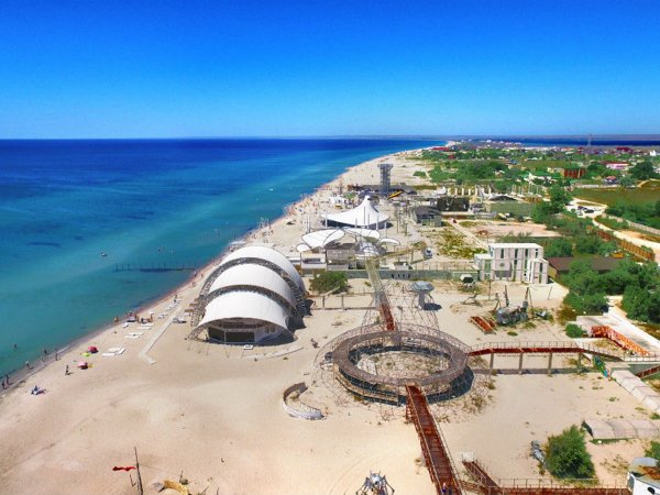 Пляж казантип в Крыму Поповка