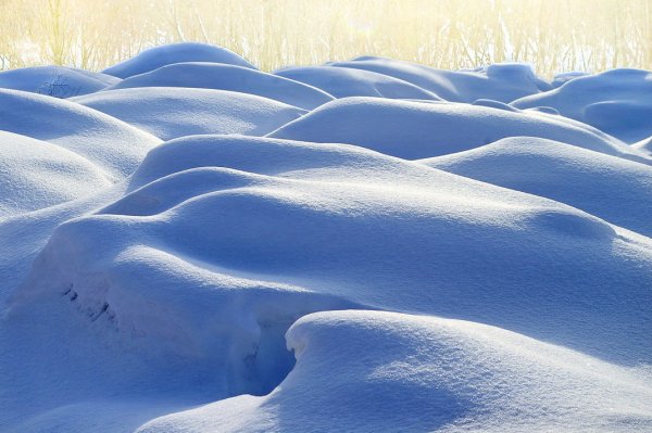 Волна из снега