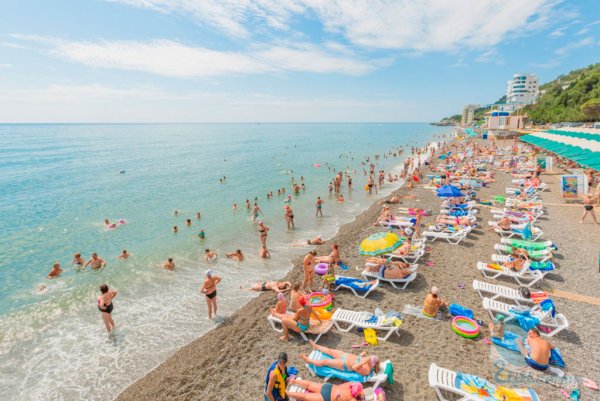 Алушта Крым пляж 2021