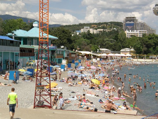 Алушта Крым Центральный пляж