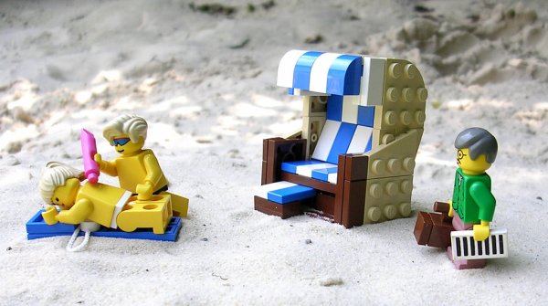 LEGO пляж