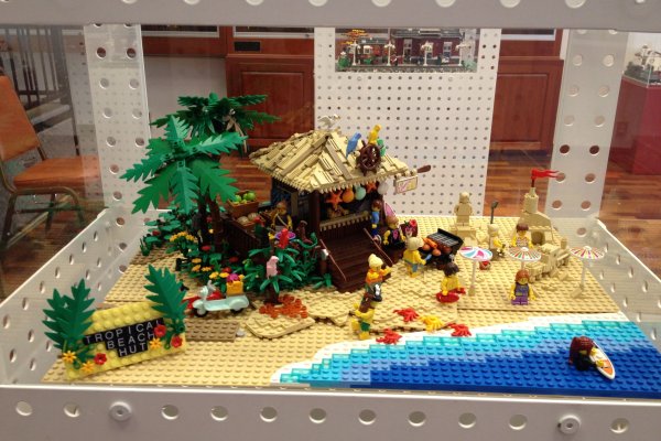 Лего пляж самоделка