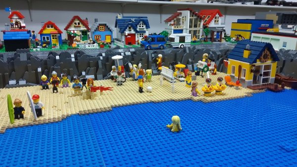 Лего Сити пляж