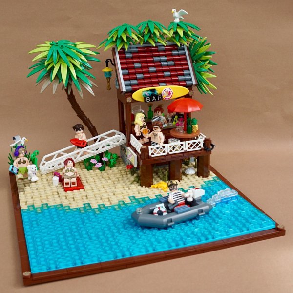 LEGO пляж