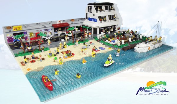 LEGO пляж moc