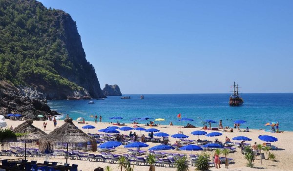 Турция Алания пляж Клеопатра