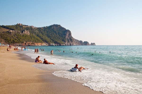 Турция Алания пляж Клеопатра