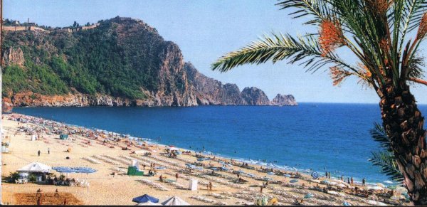 Аланья Турция пляж Клеопатры