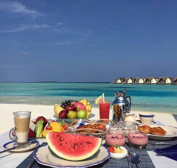 Завтрак на Мальдивах