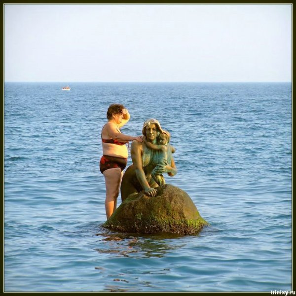 Мисхор Крым Русалка с ребенком