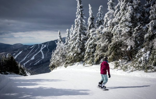 Горы снег сноуборд