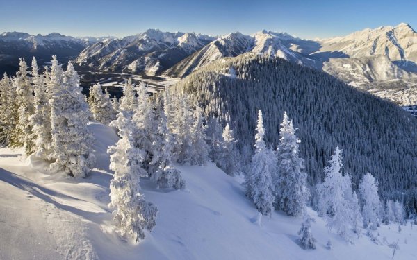 Национальный парк Банфф, Канада зима