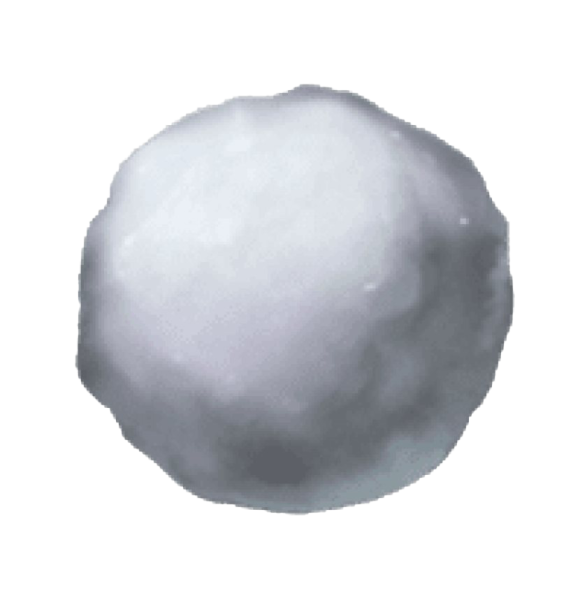 Комок снега