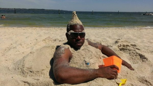 Негры на море