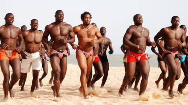 Африканцы на пляже