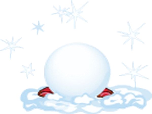 Снежки анимация