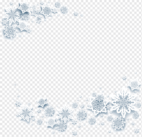 Рамка снежинки