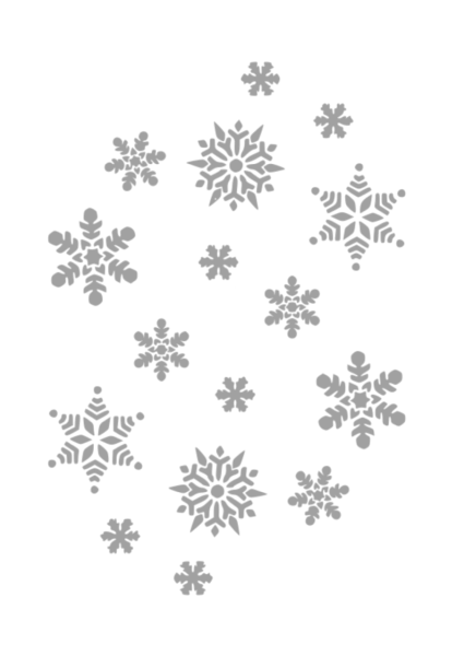 Снежинки на белом фоне
