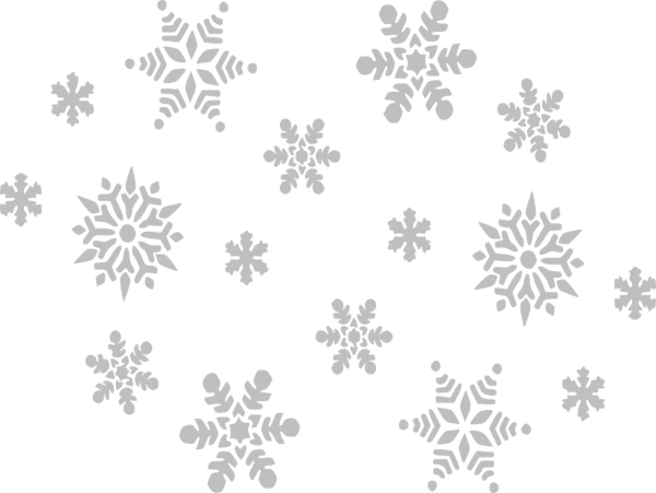 Снежинки на белом фоне