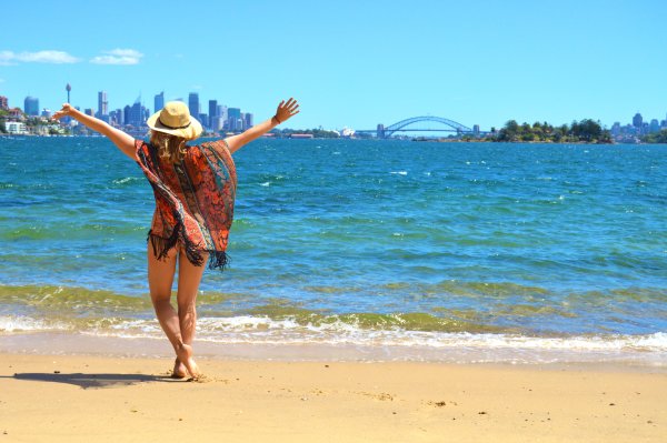 Женщина на отдыхе