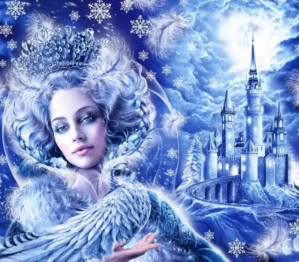 Инна Кузубова художник Снежная Королева