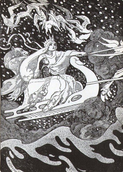 Снежная Королева графические иллюстрации