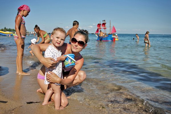 Крым море дети