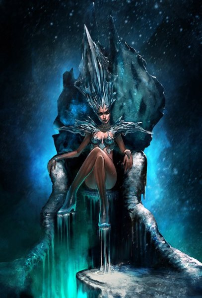 Темная Королева на троне