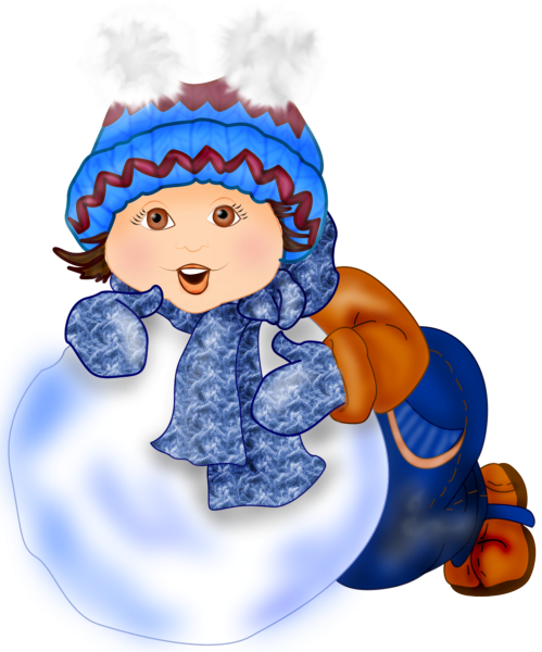Зимний клипарт для детей