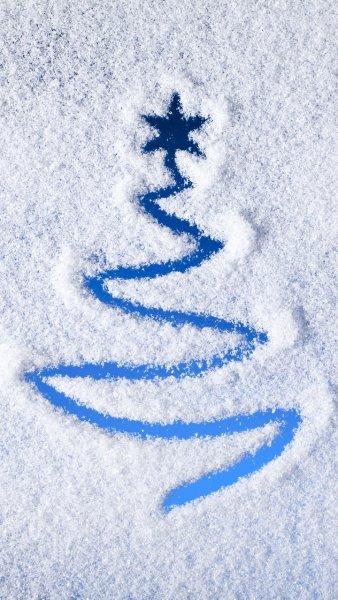 Елочка в снегу