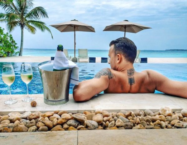 Парень на отдыхе