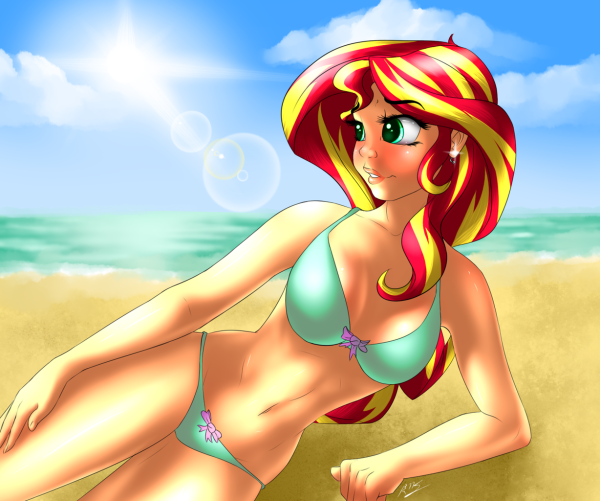 Сансет Шиммер бикини